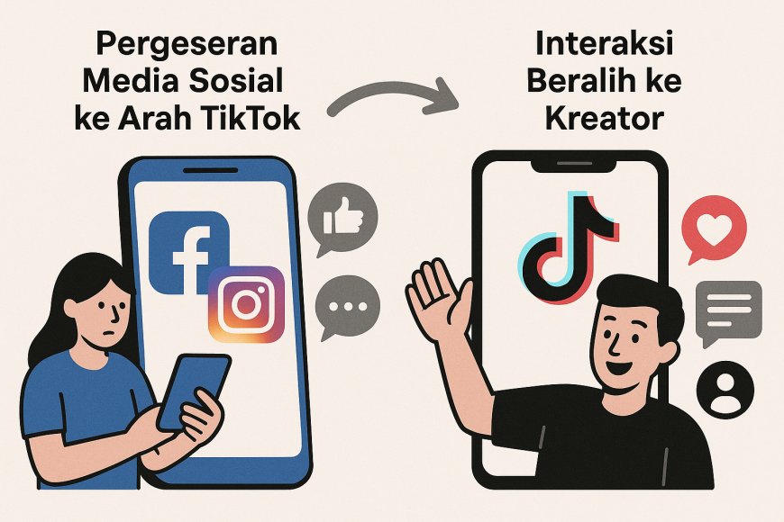 Media sosial kini bukan lagi soal jejaring sosial antar individu, tapi sudah menjadi platform distribusi hiburan berbasis algoritma